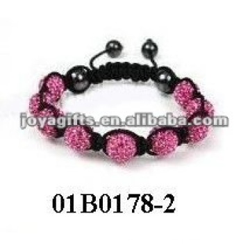 Forme shamballa bracelet perles ensoleillé